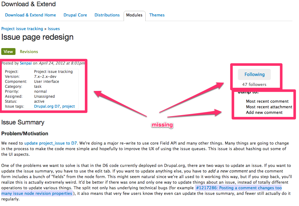 Drupal 6 Version on D.O